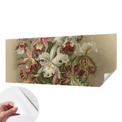 77D-Fototapete mit floralem Eleganzmotiv