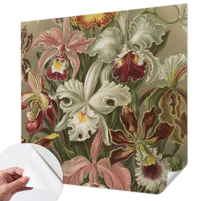77D-Fototapete mit floralem Eleganzmotiv