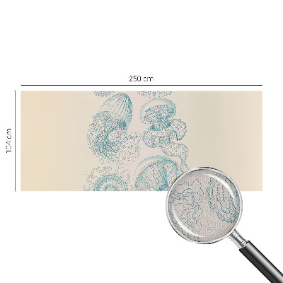 Fototapete in 3D-Optik mit Motiv von Seequallen