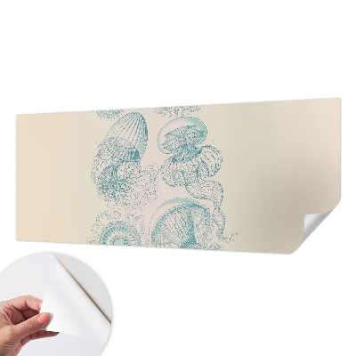 Fototapete in 3D-Optik mit Motiv von Seequallen