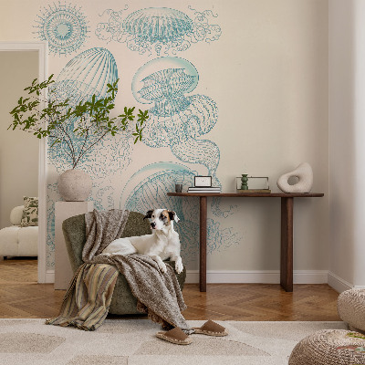 Fototapete in 3D-Optik mit Motiv von Seequallen