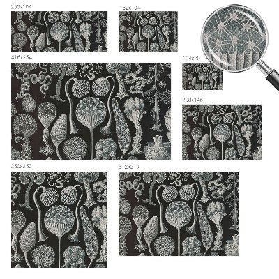 Moderne Fototapete nach Maß Magische Pflanzen