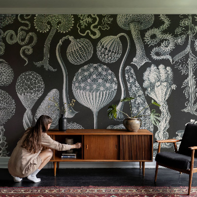 Moderne Fototapete nach Maß Magische Pflanzen