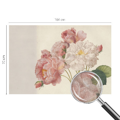 Motivtapete fürs Wohnzimmer Romantische Rosen