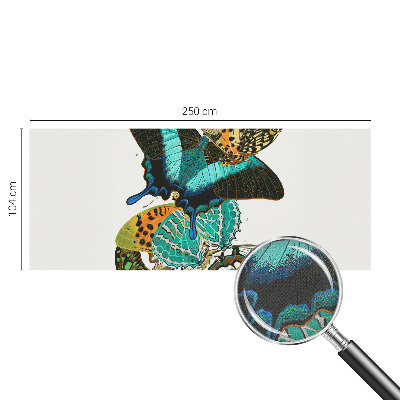 Vintage tapete Bunte Schmetterlinge