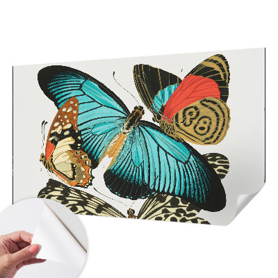 Selbstklebende Fototapete Bunte Schmetterlinge