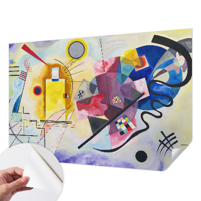 Selbstklebende Fototapete für die Wand Farbenfrohe Abstraktion