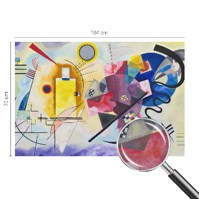 Selbstklebende Fototapete für die Wand mit einem farbenfrohen abstrakten Motiv