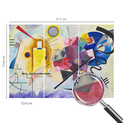 Selbstklebende Fototapete für die Wand Farbenfrohe Abstraktion