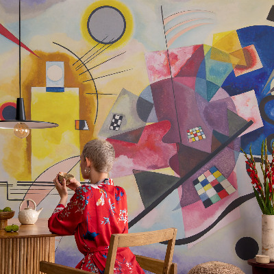 Selbstklebende Fototapete für die Wand Farbenfrohe Abstraktion