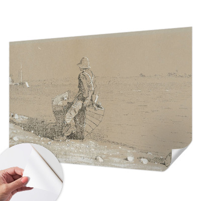 Selbstklebende Fototapete fürs Kinderzimmer Nostalgische Szene