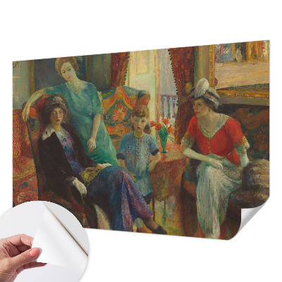 Fototapete in 3D-Optik mit klassischer Eleganz