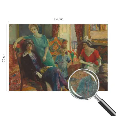 Fototapete in 3D-Optik mit klassischer Eleganz