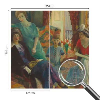 Fototapete in 3D-Optik mit klassischer Eleganz