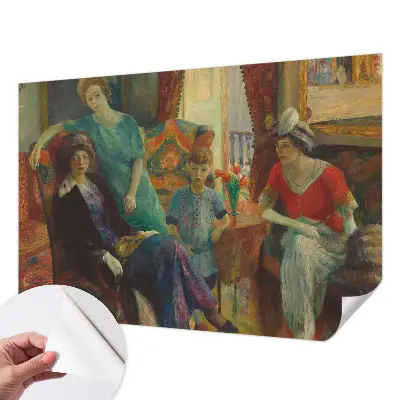 Fototapete in 3D-Optik mit klassischer Eleganz