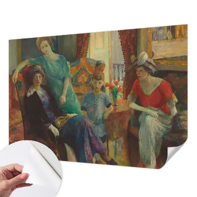 Fototapete in 3D-Optik mit klassischer Eleganz