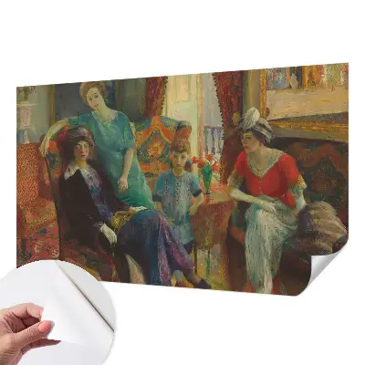 Fototapete in 3D-Optik mit klassischer Eleganz