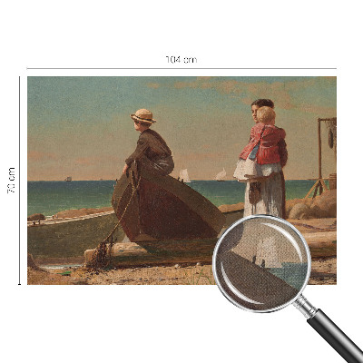 Moderne Fototapete nach Maß Küstenszene