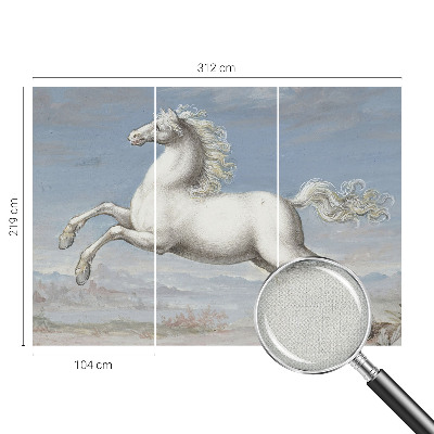78D-Fototapete mit Motiv Pferde im Sprung