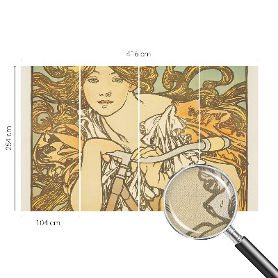 78D-Fototapete fürs Wohnzimmer Frühlingseleganz