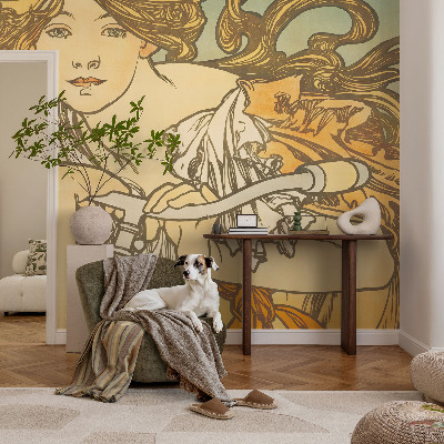 78D-Fototapete fürs Wohnzimmer Frühlingseleganz