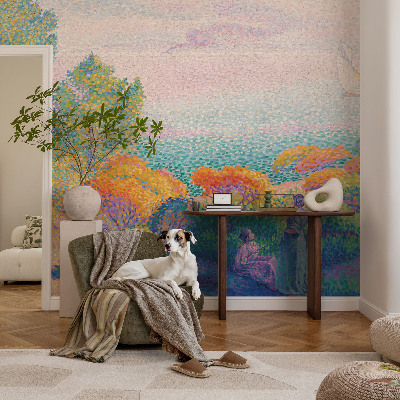 Motivtapete fürs Wohnzimmer mit Küstenlandschaft