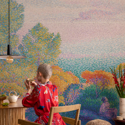 Motivtapete fürs Wohnzimmer mit Küstenlandschaft