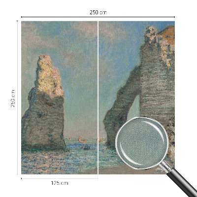 Vintage tapete Felsige Landschaft