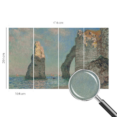 Vintage tapete Felsige Landschaft