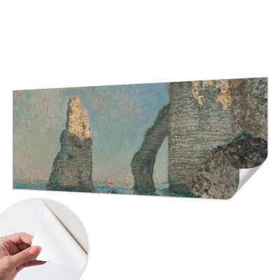 Vintage Tapete mit einem Motiv einer felsigen Landschaft