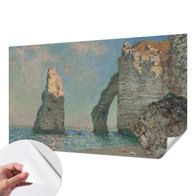Vintage Tapete mit einem Motiv einer felsigen Landschaft
