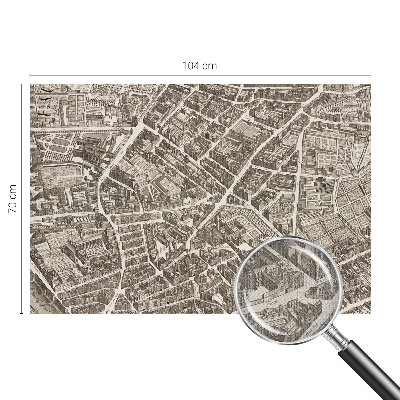 Selbstklebende Fototapete mit Motiv 'Stadtlabyrinth'