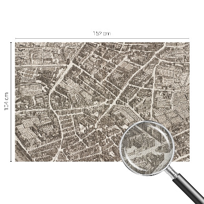 Selbstklebende Fototapete mit Motiv 'Stadtlabyrinth'