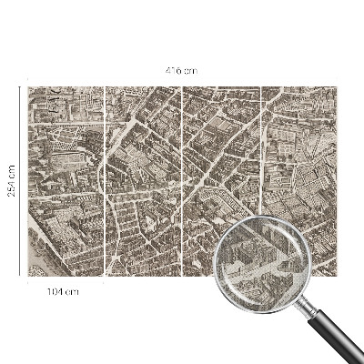 Selbstklebende Fototapete mit Motiv 'Stadtlabyrinth'