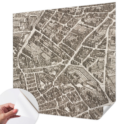 Selbstklebende Fototapete mit Motiv 'Stadtlabyrinth'