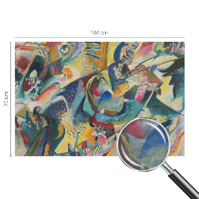 Selbstklebende Fototapete fürs Wohnzimmer Farbenfrohe abstrakte