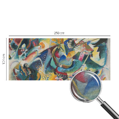 Selbstklebende Fototapete fürs Wohnzimmer Farbenfrohe abstrakte