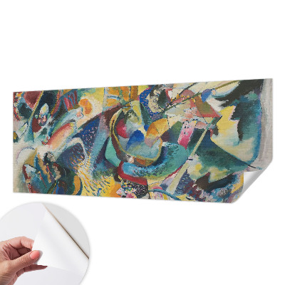 Selbstklebende Fototapete fürs Wohnzimmer Farbenfrohe abstrakte