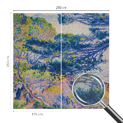 Selbstklebende Fototapete fürs Kinderzimmer mit impressionistischer Landschaft