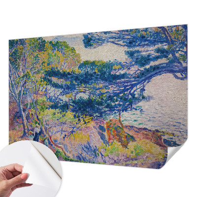 Selbstklebende Fototapete fürs Kinderzimmer mit impressionistischer Landschaft
