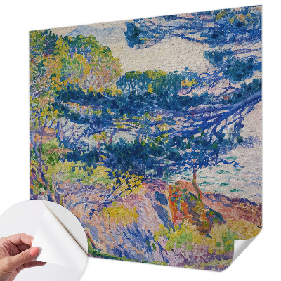 Selbstklebende Fototapete fürs Kinderzimmer mit impressionistischer Landschaft