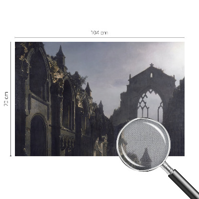 Selbstklebende Fototapete fürs Schlafzimmer gotische Ruinen