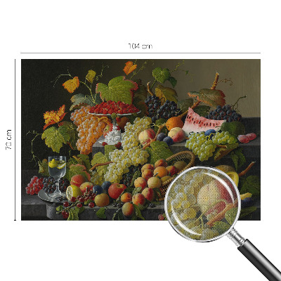 Fototapete in 3D-Optik mit Fruchtmotiv