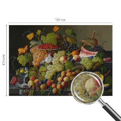 Fototapete in 3D-Optik mit Fruchtmotiv