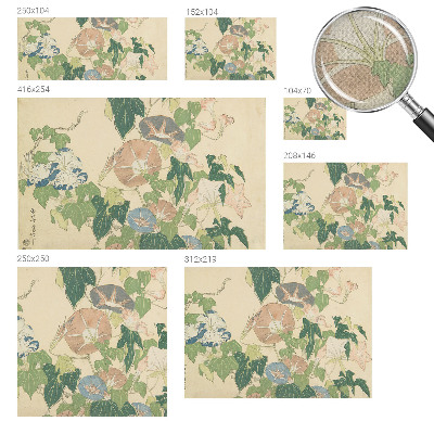 79D-Fototapete fürs Wohnzimmer Florale Eleganz