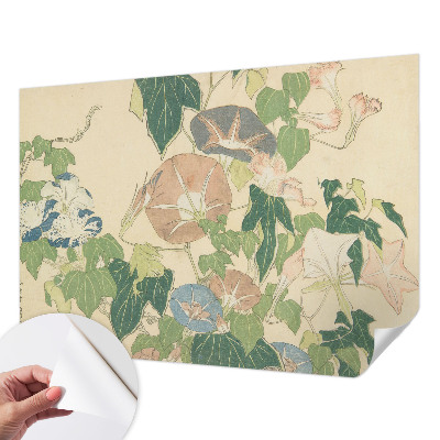 79D-Fototapete fürs Wohnzimmer Florale Eleganz