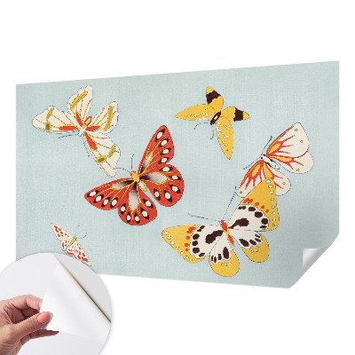 Motivtapete fürs Wohnzimmer Künstlerische Schmetterlinge