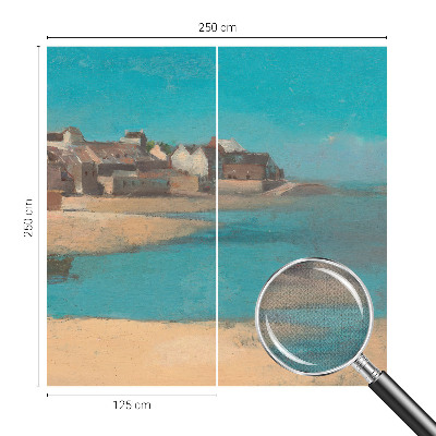 Fototapete nach Maß mit Motiv eines ruhigen Dorfes