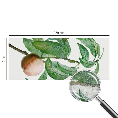 Hochwertige Bildtapete Reifer Pfirsich