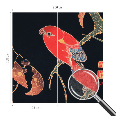 Motivtapete fürs Wohnzimmer Exotischer Vogel